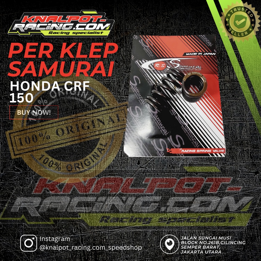 PER KLEP SAMURAI HONDA CRF 150